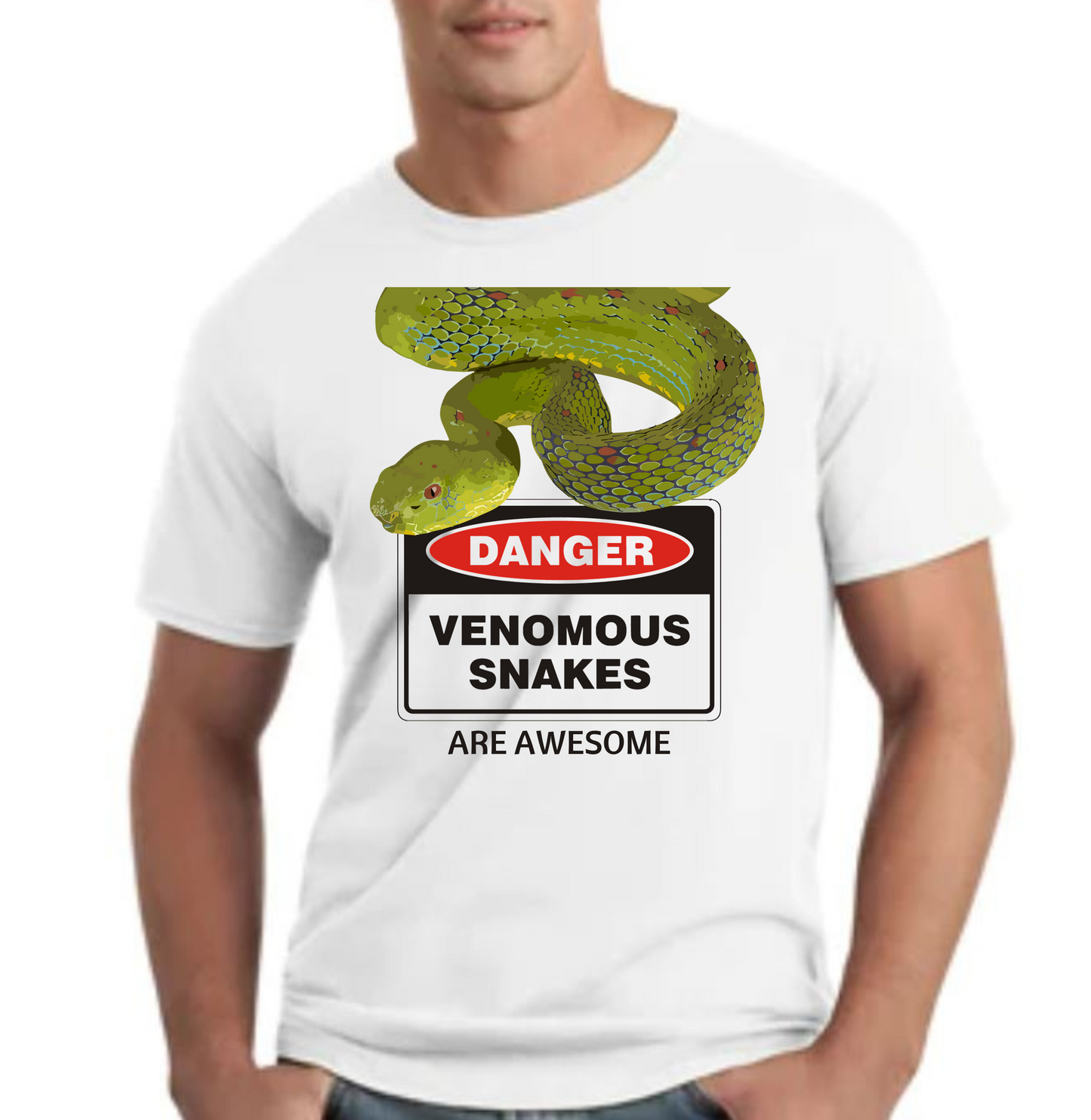 Danger Venomous Snakes are Awesome T-shirt series