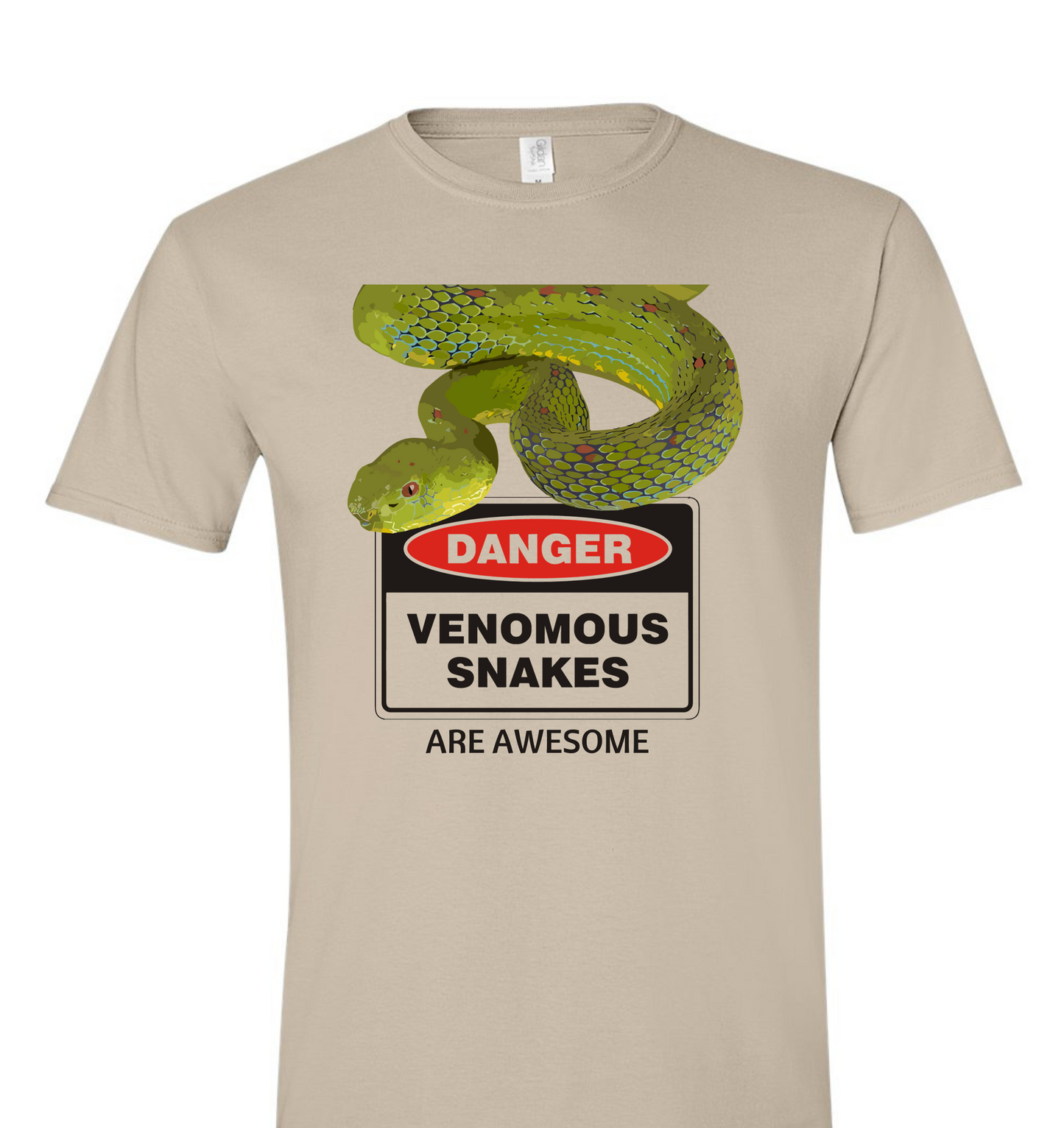 Danger Venomous Snakes are Awesome T-shirt series