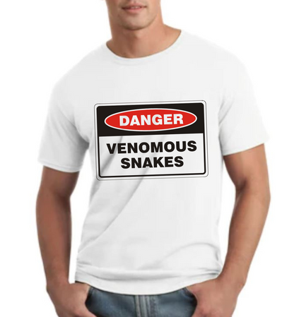 Danger Venomous Snakes Tee-shirt