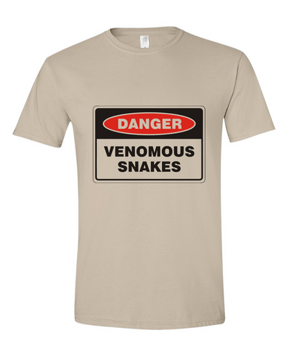 Danger Venomous Snakes Tee-shirt