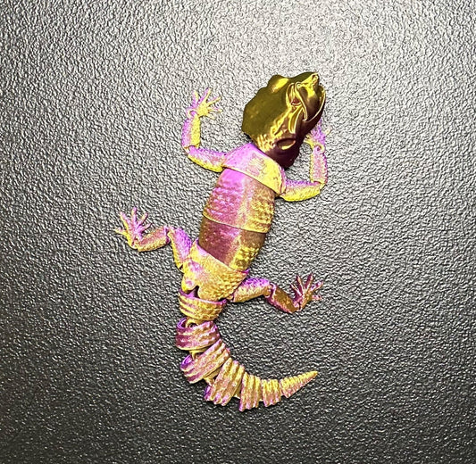 Time To Party Mardi Gras Leopard Gecko