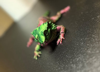 Red and Green Bearded Dragon