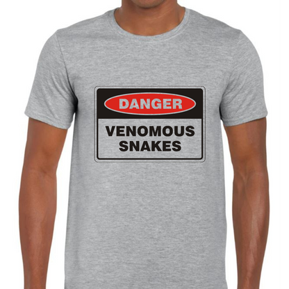 Danger Venomous Snakes Tee-shirt